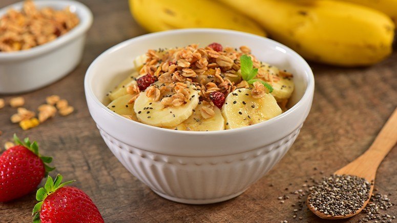 banana in bowl