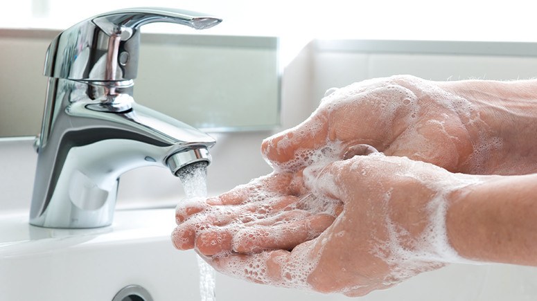 hand washing wellness captain